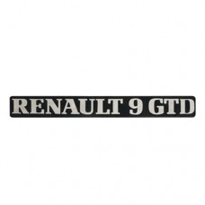 Arka yazı (RENAULT 9 GTD )